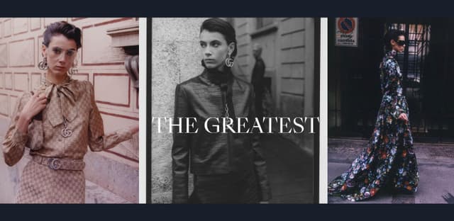 Roxane Plaza for The Greatest Magazine Gucci Special